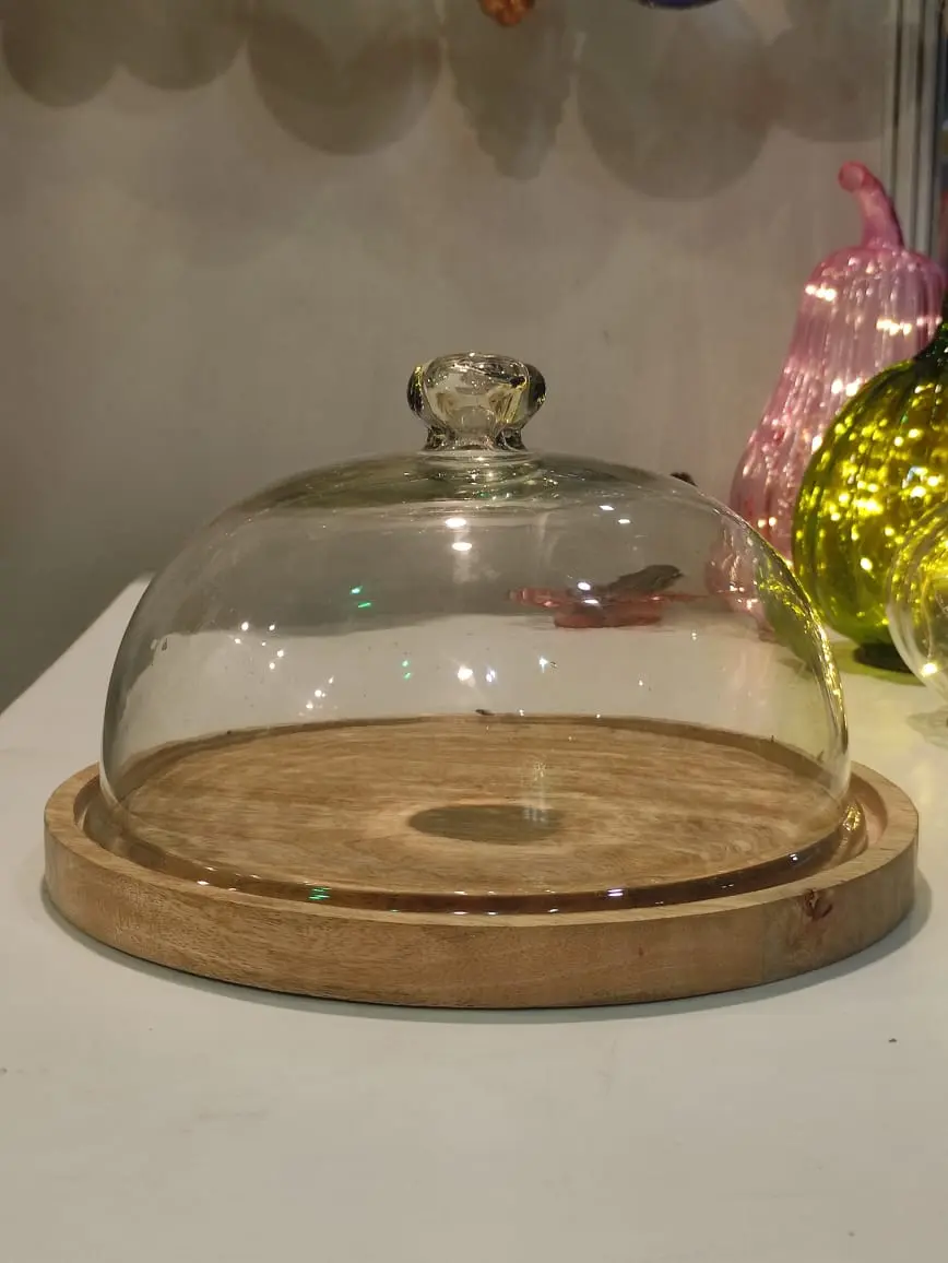 Glass Cake Dome Cover